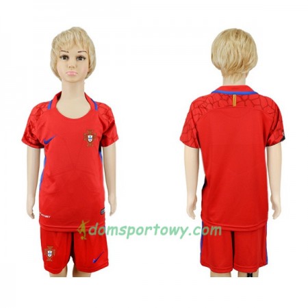 Koszulka Portugalia Dziecięcy Domowe Koszulki Piłkarskie Mistrzostwa Świata 2018 